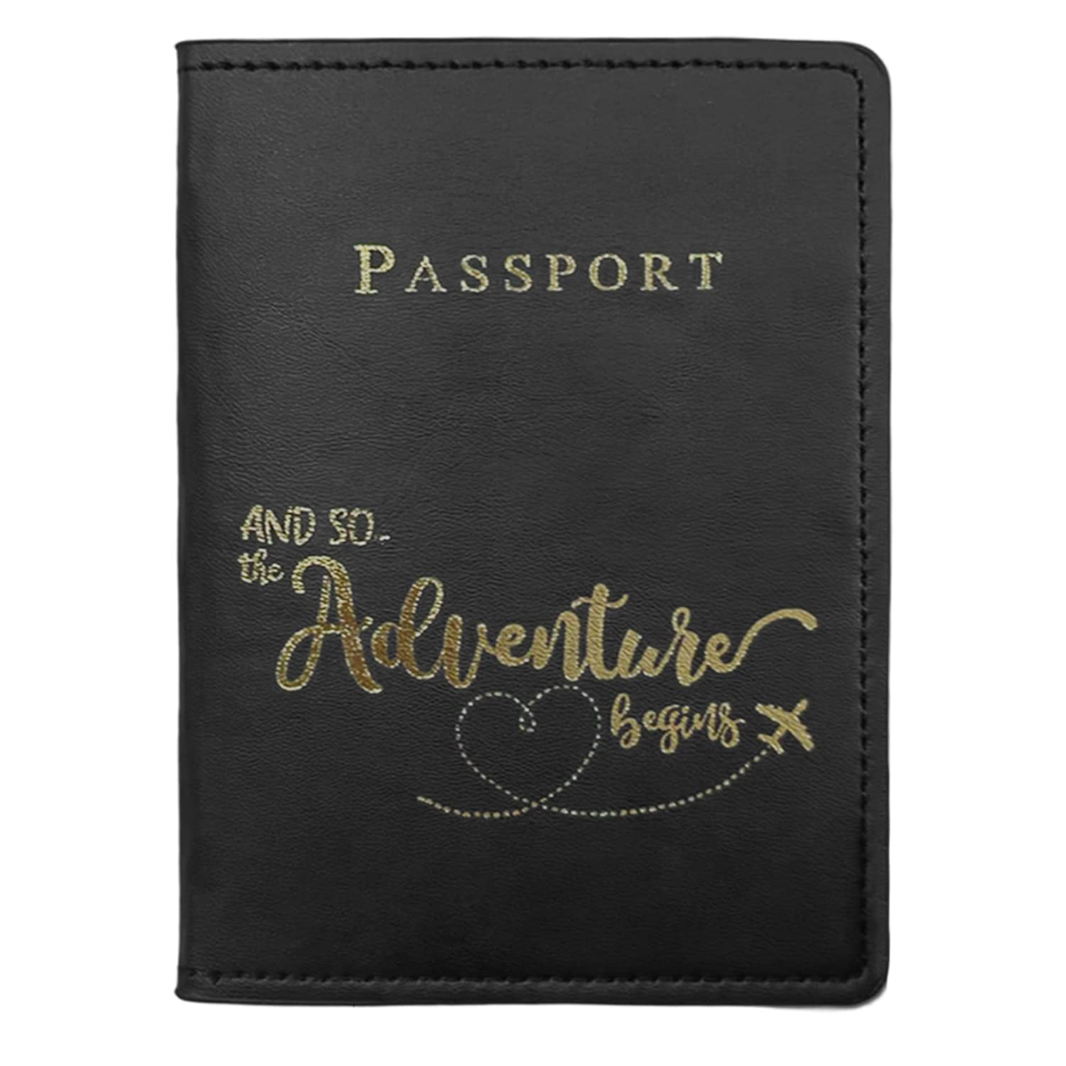 Passport Holder Cover, Leather Travel Passport Case Wallet Card Holder for Storing Credit Card, Money, Business Cards, Passport, Boarding Passes Y7CSHZJ