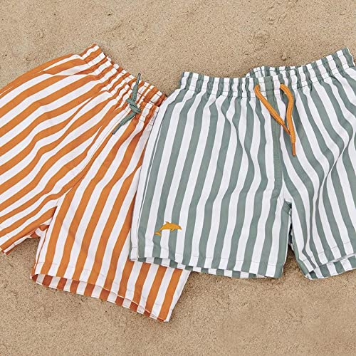 Ldioif Homille Boys Swim Trunks Quick Dry Beachwear Sport Swim Shorts Toddler Boy Swimwear Striped Bathing Suit Board Short 0-9 Year #TOP2