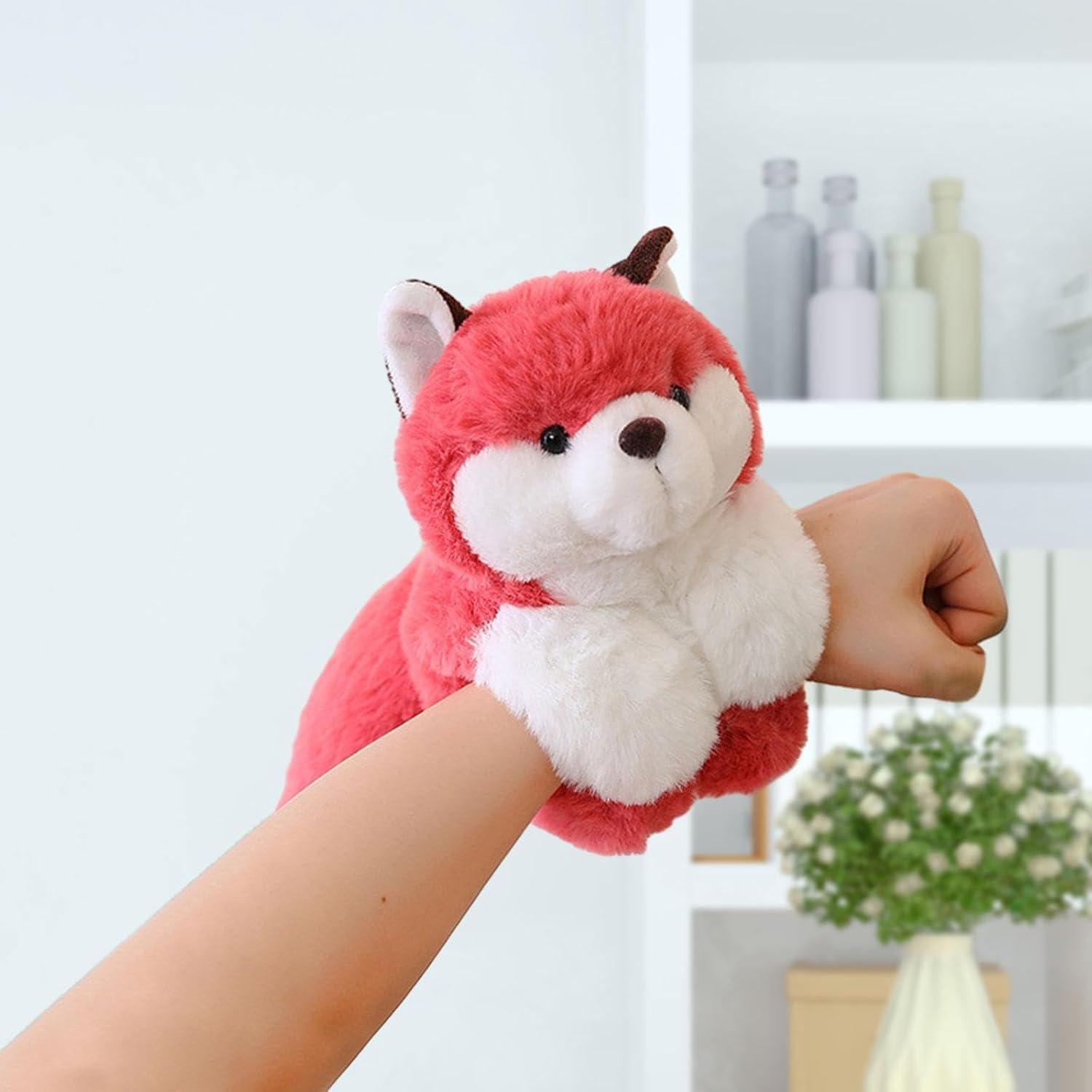 Vivaan Toys Cute Fox Wrist Fox Wrist Strap Soft Stuffed Toys kids-25cm-picture-11