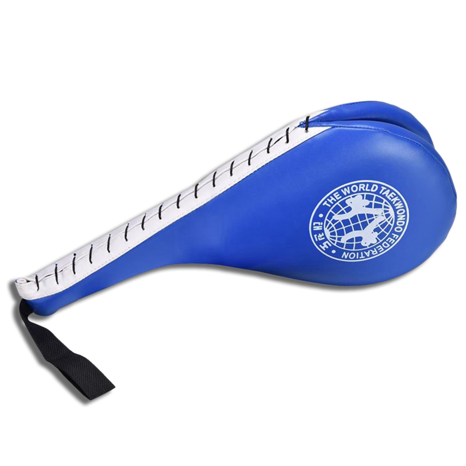Pad per calci Taekwondo, 15x7,48x1,96 pollici Taekwondo Double Kick Train Strike Pad Cuscinetti per bersagli per calci marziali in pelle PU Racchette da punzonatura per gli amanti della boxe
