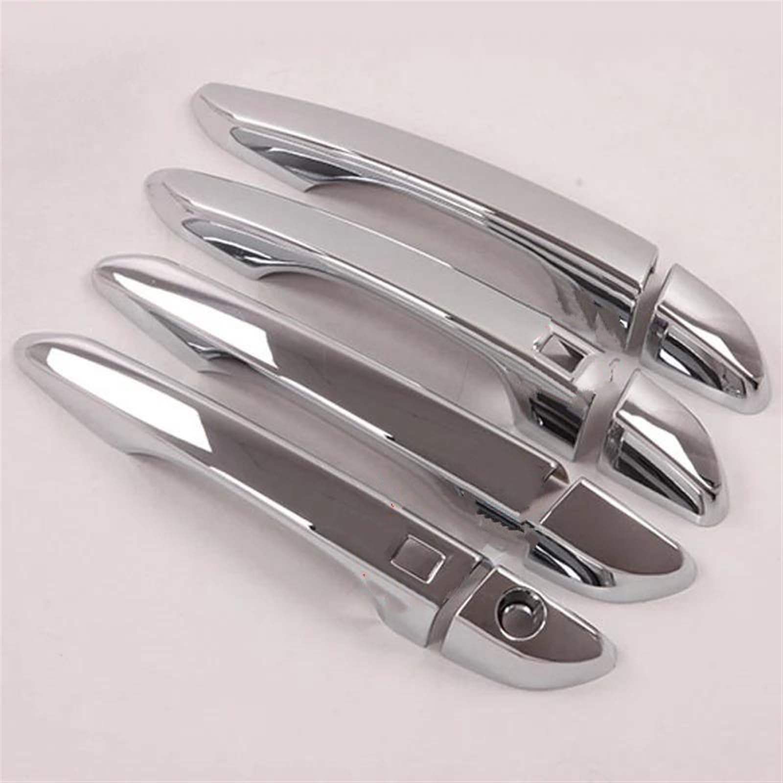 SLIMES Car Exterior Cover Side Door Handle Protector Chrome Scratch Protection for Hyundai for Tucson 2015-2020 Protection(Chrome 2)