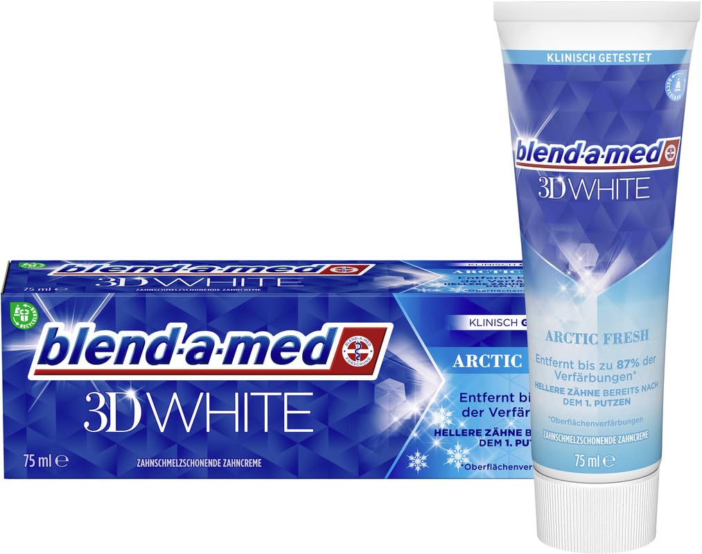 Blend-a-med3D WHITE Arctic Fresh Toothpaste, 75 ml