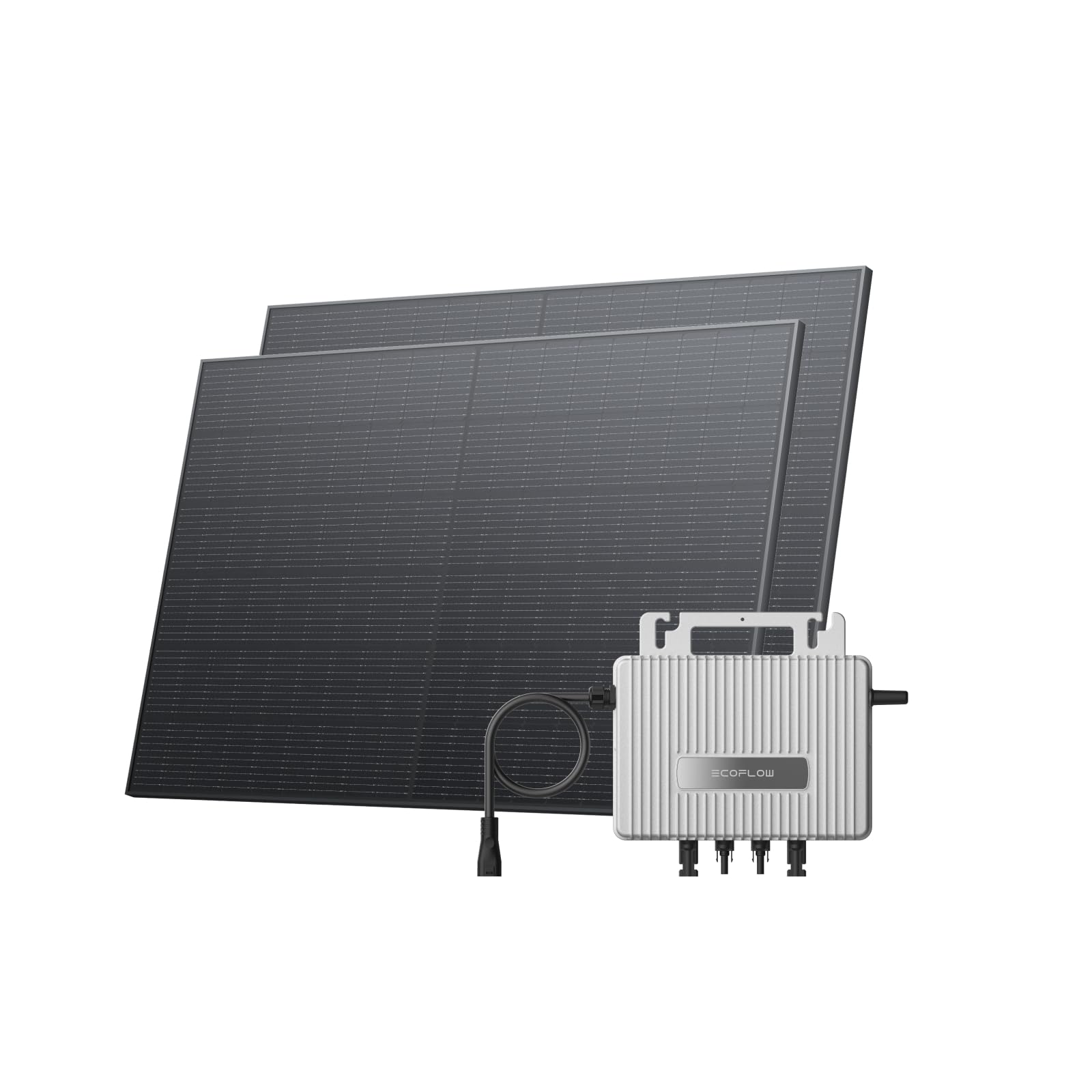 Kit Solaire EcoFlow Stream 800W avec Panneaux solaires 400 W*2 | Pour balcons, Jardins, toits, Seuls Quelques Petits défauts dans l'emballage, Le Produit n'a Pas été utilisé(Reconditionné)