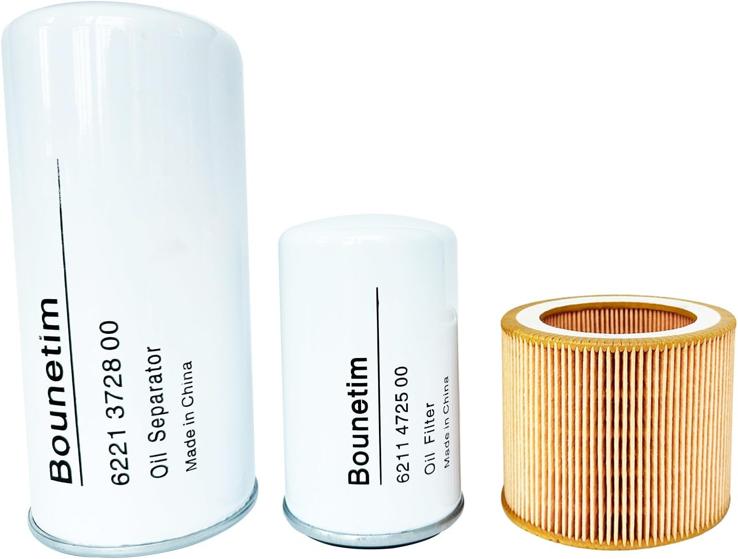 Filter Kit 6221372800 Air Oil Separator 6211472500 Oil Filter 6211473900 Air Filter for Screw Air Compressor Replacement Filtration Parts