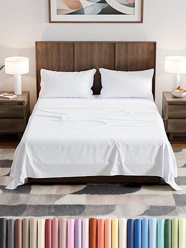 Miniatura 26 de Juego de sábanas para catre de 33" x 75" – Sábanas de colchón tamaño catre de fácil ajuste – Ideal para camas individuales estrechas, literas de 01