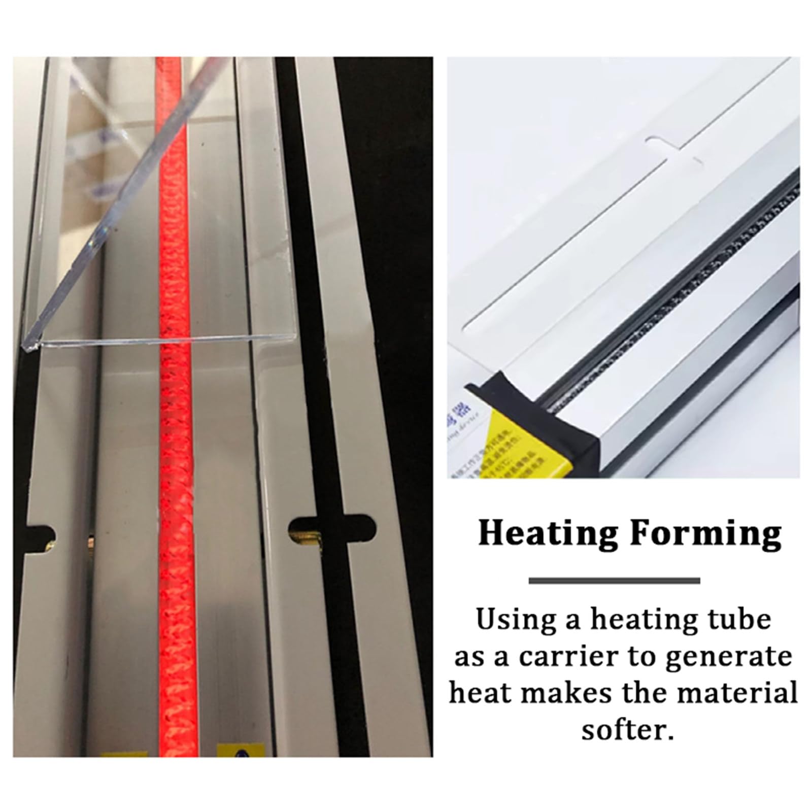 Dobladora de acrílico de 30 cm/60 cm/125 cm, máquina dobladora de plástico PVC, Calentador de Caja de luz con Soporte, Calentador de PVC, dobladora de calefacción en Caliente,125cm