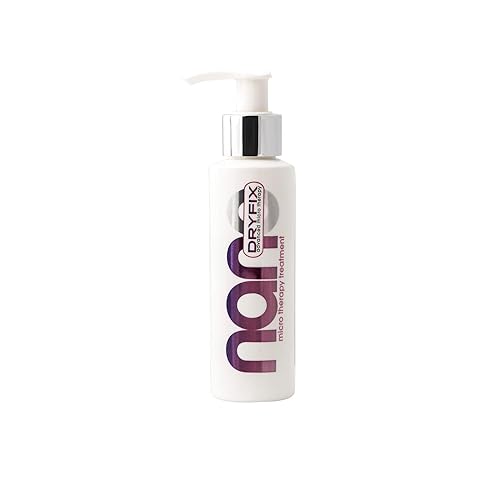 Nano DryFix Terapia deja en tratamiento acondicionador Tratamiento de queratina para cabello seco y dañado, Blanco, morado, rosa metálico
