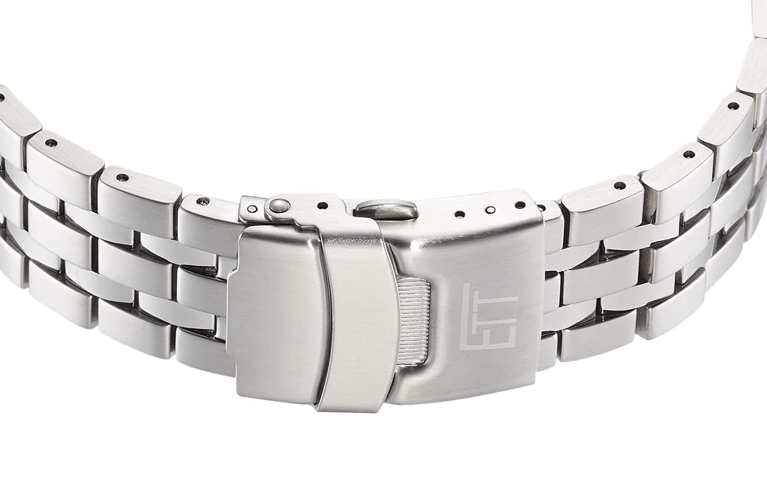 ETT Eco Tech Time Funk Solar Weltzeit Herren Uhr Chronograph mit Edelstahl Armband EGS-11552-31M
