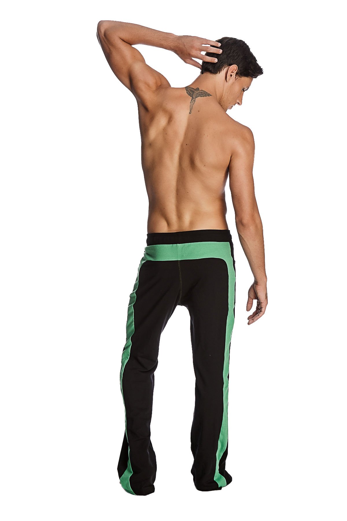 4-rth Men's Eco-Track Sweat & Yoga Gym Pant Modal French Terry Made in America Caliifornia Stretch Fit European Style
