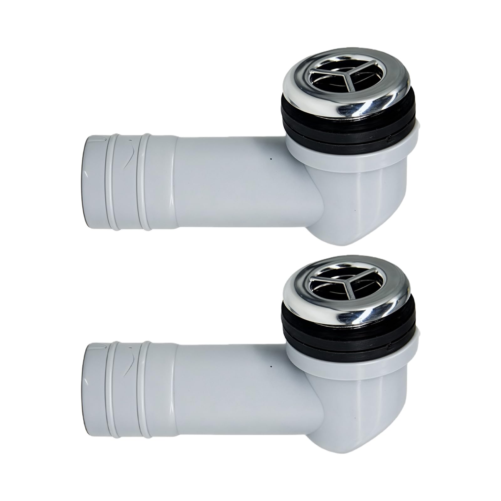 Kahdgss Small Round Overflow Round Sink Overflows Cover Easy Installation Drainage Water Hose Joint Basin Hole Drainage Waste Fitting Rings For Ceramic