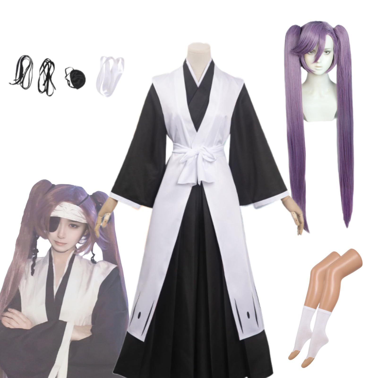 Amazon.co.jp: CHIASA BLEACH（ブリーチ) 齋藤不老不死 コスプレ衣装
