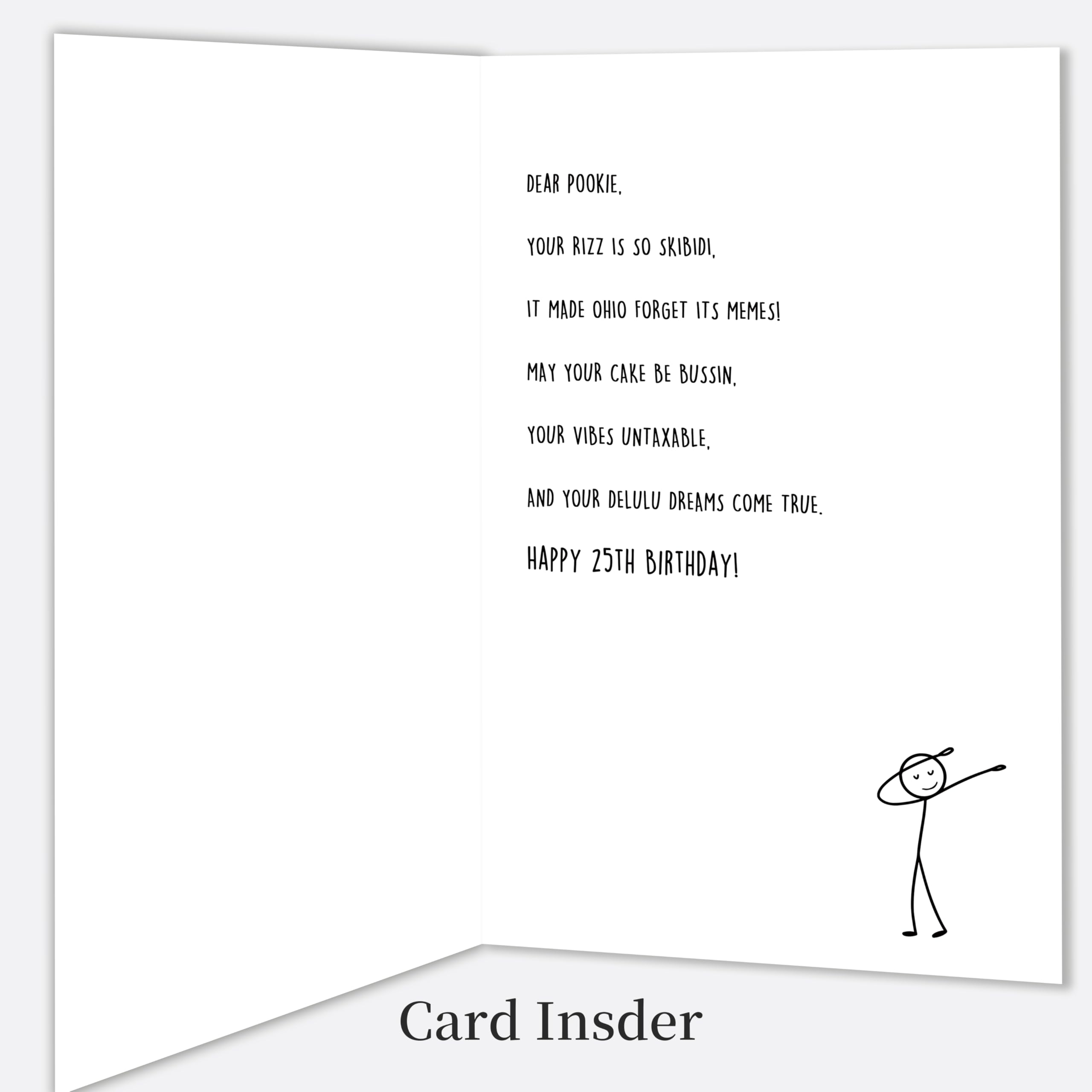 Amazon.com: Smithtuy 25th Birthday Card,Happy 25th Birthday