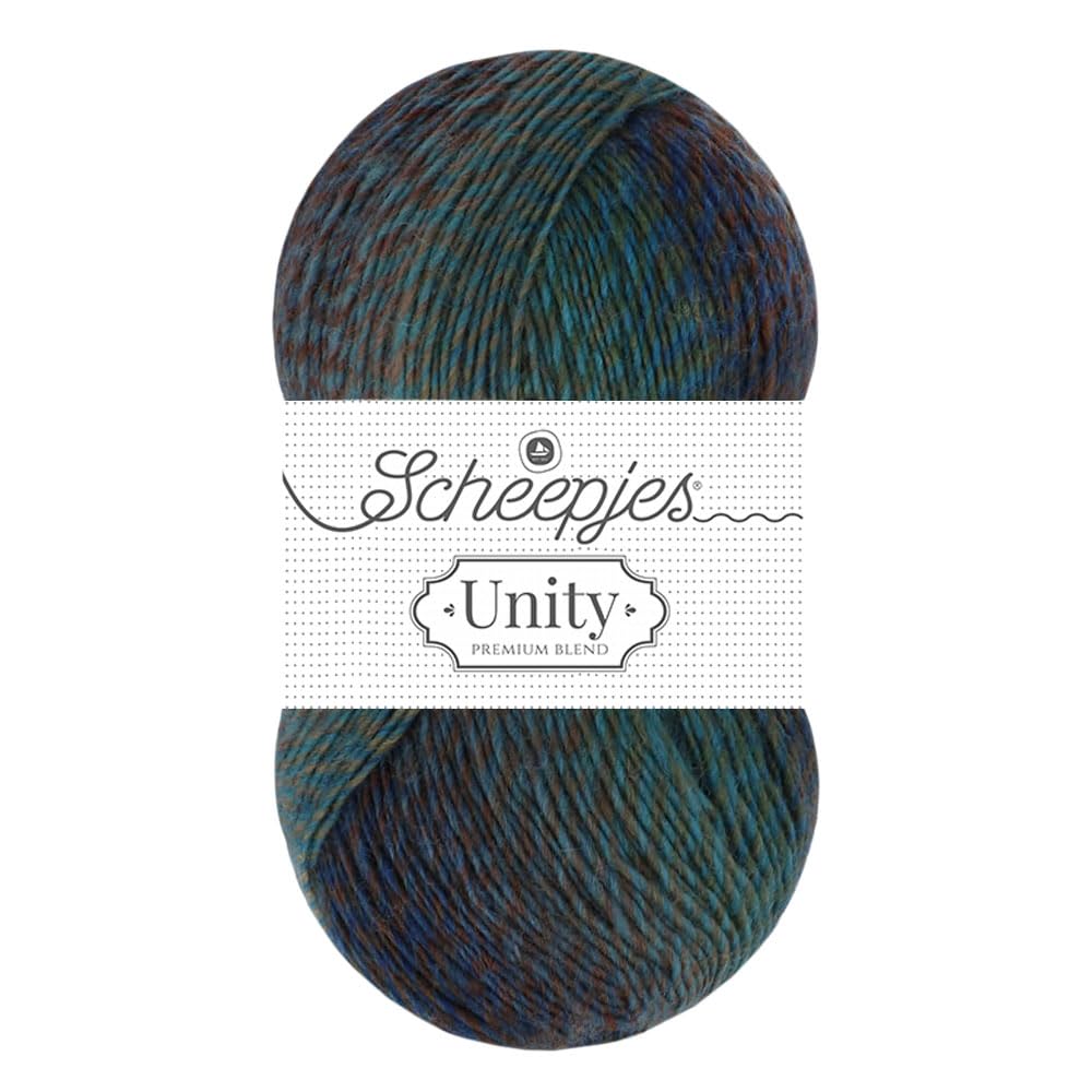 Scheepjes Unity 100g - 962 Marie, Groene Brei- en Haakgaren