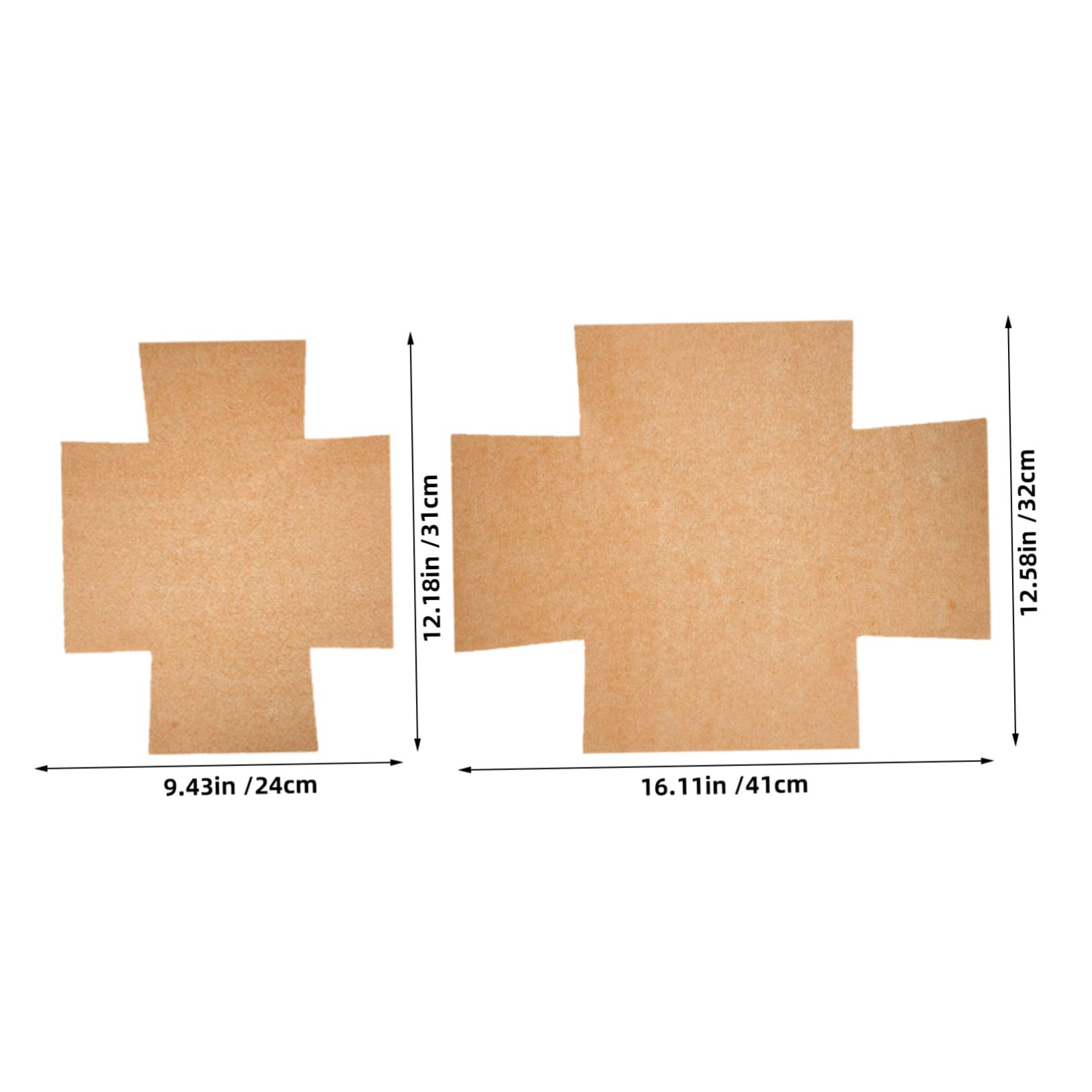 200 Piezas Papel de Hornear para Pan Marrón Desechable