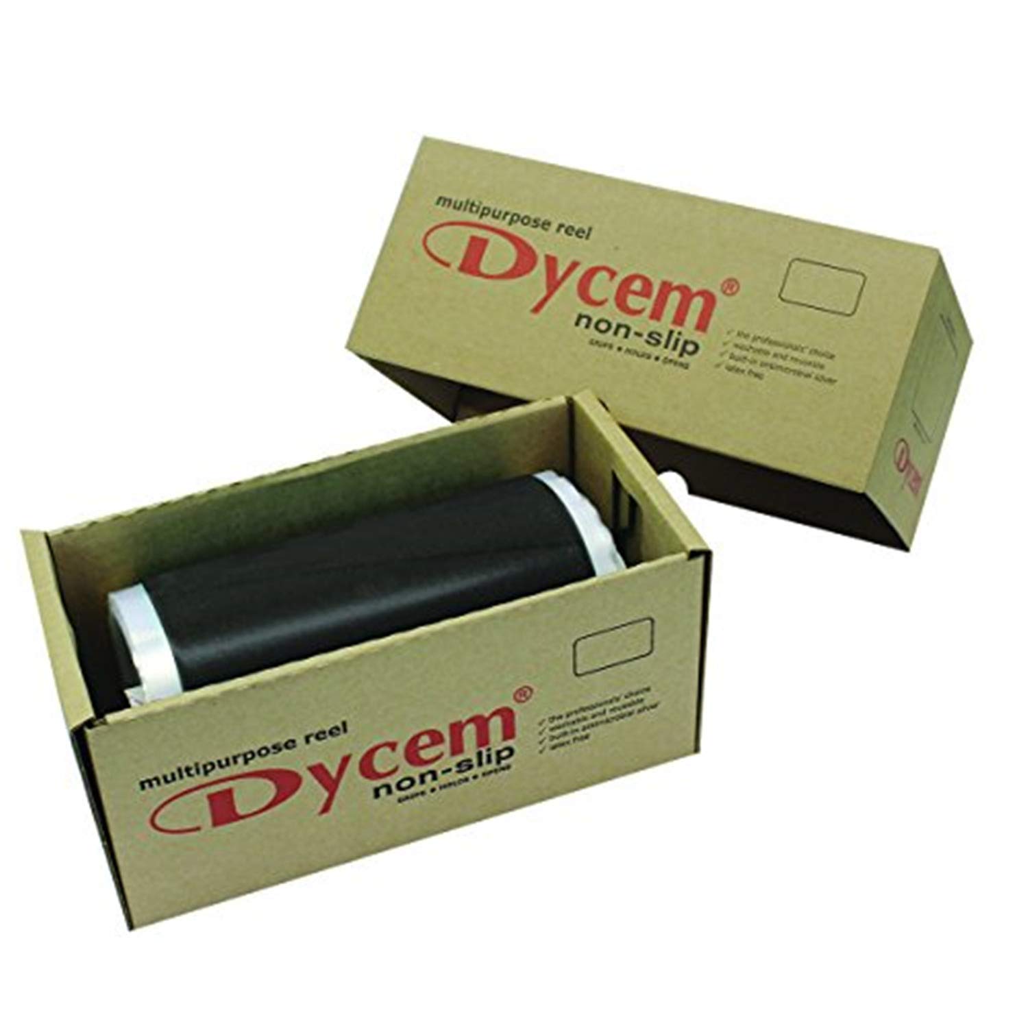 Dycem Non Slip Material Roll, 8"x16 Yard, Black