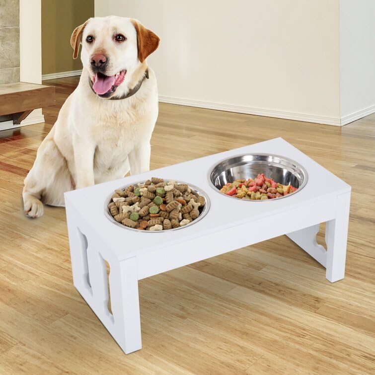 See full amazon price history chart for BELIEF WOOD Wooden Large Dog pet Stand Modern & Elegant Wood Elevated Dog Bowls/Cat Bowls. Our Durable & Beautiful Raised Pet Feeder Bowl Stand Perfect for Smaller Pets (White) BELIEF WOOD Wooden Large Dog pet Stand Modern & Elegant Wood Elevated Dog Bowls/Cat Bowls. Our Durable & Beautiful Raised Pet Feeder Bowl Stand Perfect for Smaller Pets (White) (B0CVH8KRTX) Amazon Price History, Amazon Price Tracker