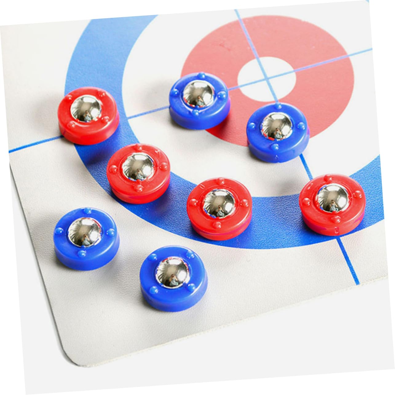 HANABASS 64 Piezas Accesorios para Mesa de Shuffleboard Mini Rodillos y Discos de Deslizamiento y Resistente para Mejorar Habilidades Familiares y Clubes de Entretenimiento