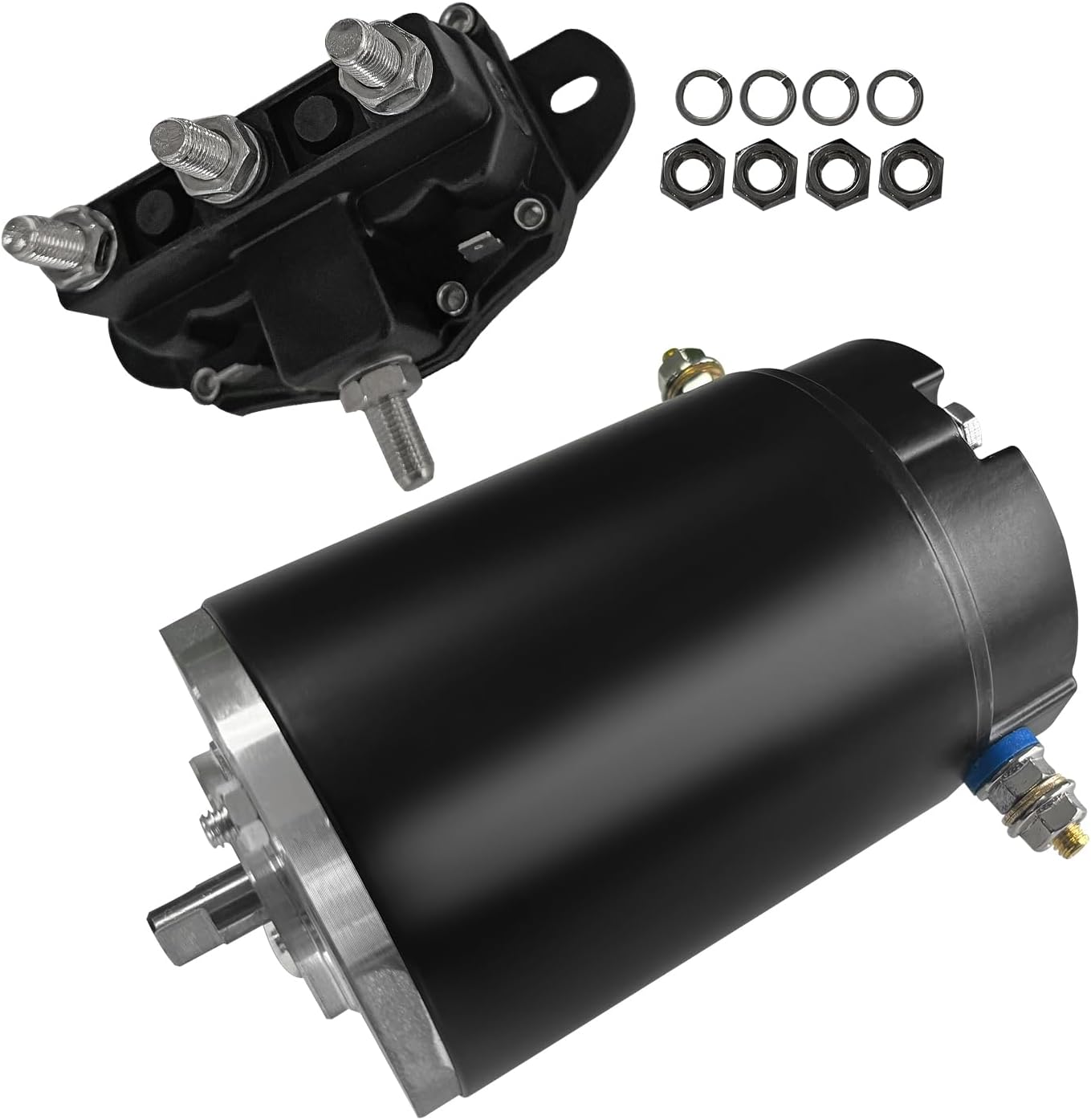 167576 Hydraulic Slide Out Pump Motor w/Dual-Polarity Reversing Solenoid 118246 Compatible with Lippert Components Leveling System, 414018 F000MM0809 15-167576 045-167567