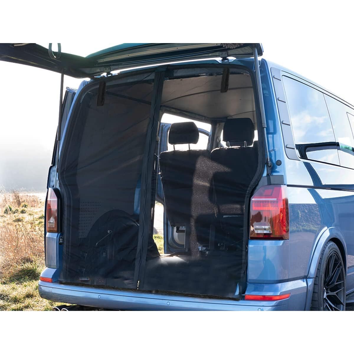 Zanzariera magnetica per portellone posteriore, 180 x 150 cm, per tettuccio T4, T6, T5, camper, roulotte, accessori da campeggio