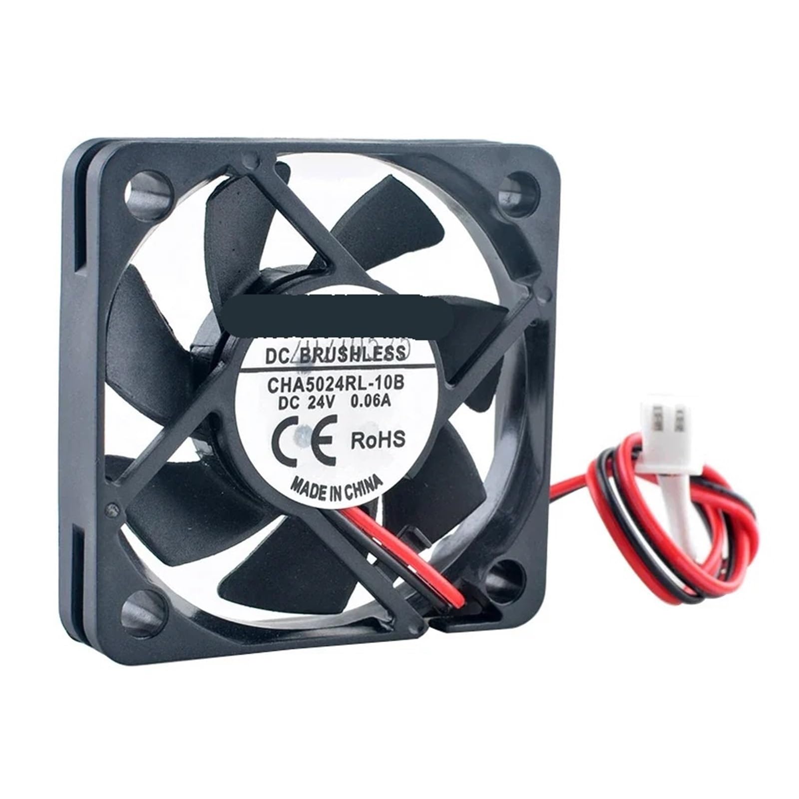 JJKKOZVQF CHA5024RL-10B 5cm 50mm fan 50x50x10mm DC24V 0.06A 2pin Axial flow fan cooling fan