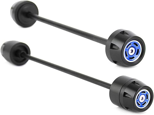 Vista 11 de MAD HORNETS - Deslizador de rueda de horquilla de eje delantero + trasero para Du-cati Scrambler 400 800 1100, color rojo