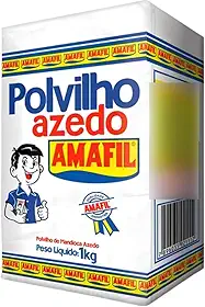 Polvilho Azedo Farinha Fécula De Mandioca 1kg Amafil
