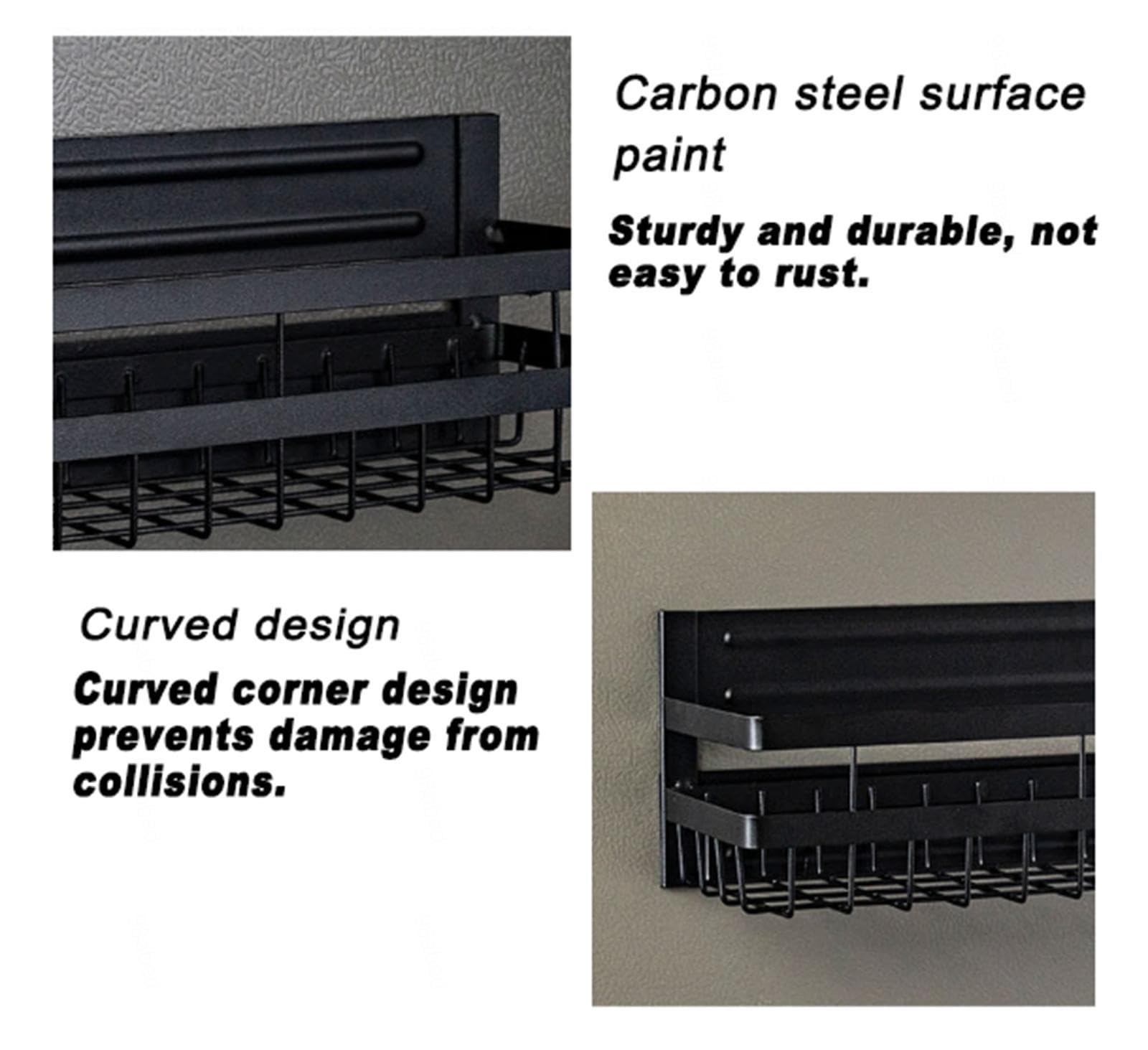 Magnetisches Se Rack für Refrirator - Set mit 2 platzsparenden Nizern für Küchengewürze und Gewürze, perfekt für St Ses an Frid oder Wand