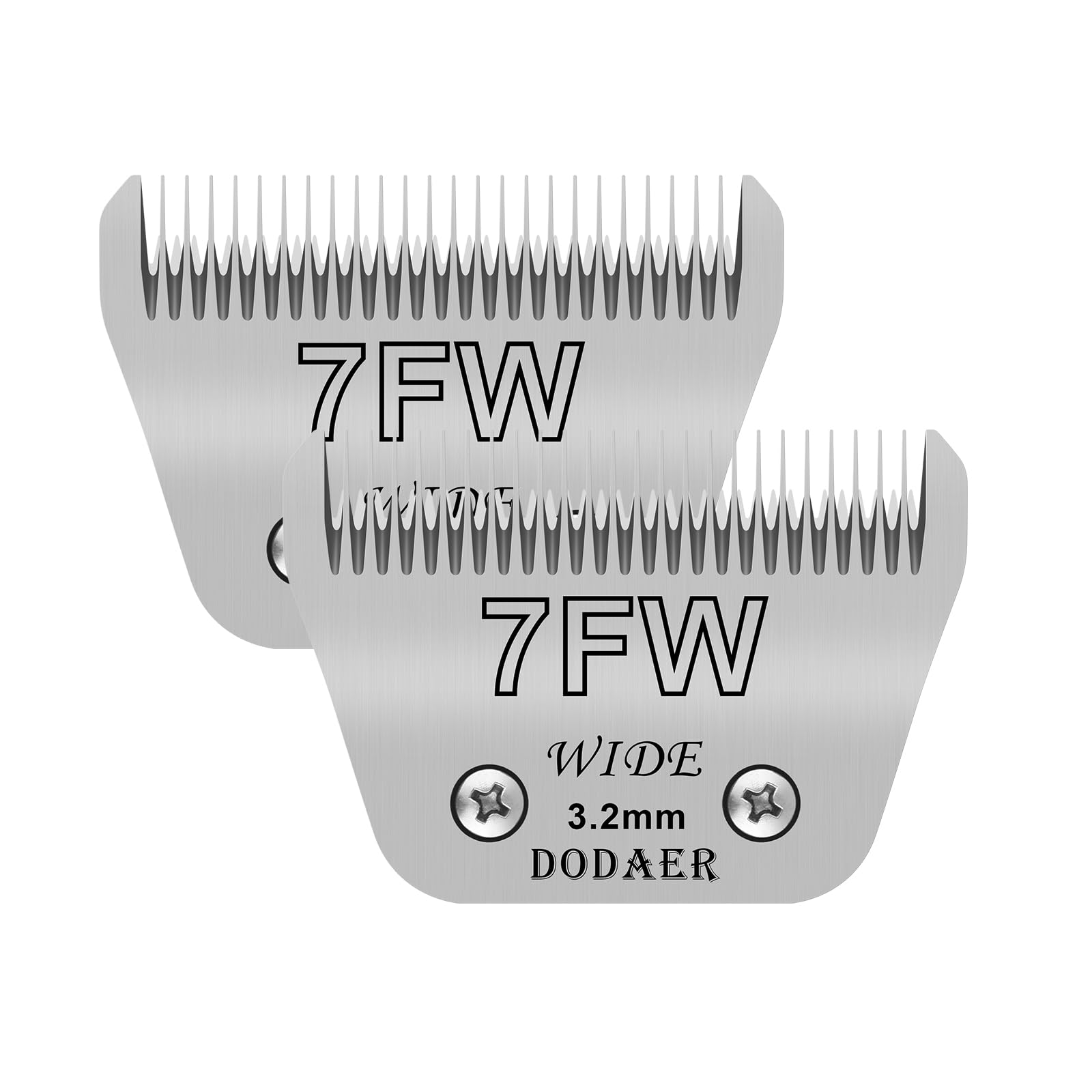Lames larges pour chien 3,2 mm résout nœuds Andis Oster A5 Wahl KM10