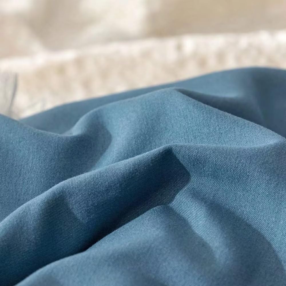 Light Blue Bedding Comforter Set Queen - 3Pcs Quilt