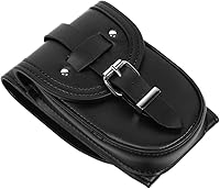 Vista 6 de aqxreight Bolsa de combustible, motocicleta de cuero PU cubierta de combustible panel pad babero bolsa de ajuste para XL 883 1200