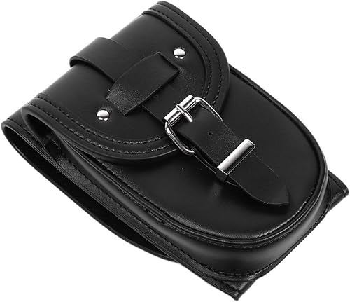 Miniatura 6 de Cubierta de cuero sintético para tanque de combustible para motocicleta, bolsa de babero para XL 883 1200, bolsa de tanque de combustible, bolsa de