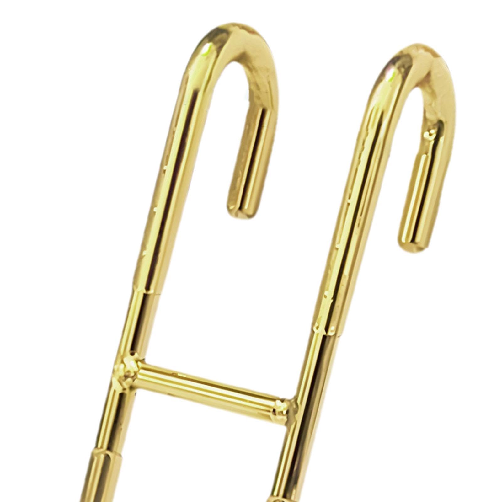 Sharplace Paquete de 2 Ganchos para Puerta de Ducha para Colgar, Decoración, Organizador, Percha, Toallero para Baño, Cocina, Bolso, Monedero, Albornoces, Oro