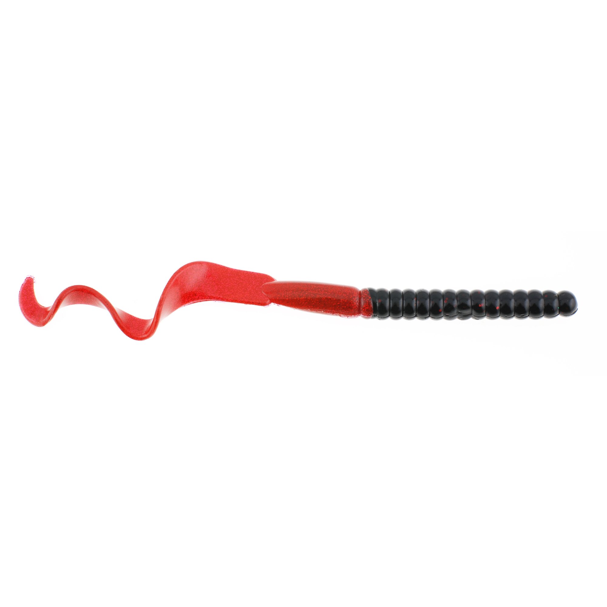 BERKLEY PowerBait® Power Worm Fishing Bait, Midnight Fire, 7in | 18cm, Irresistible Flavor, Classic Curly Tail Worm Profile, Ideal for Spring, Summer and Fall Fishing — image 1
