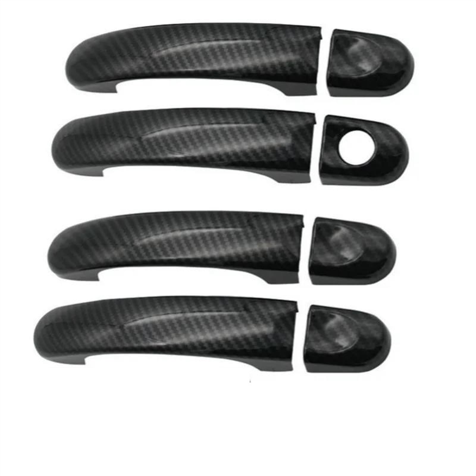 Csspdm Carbon 1 Car Door Handle Cover Trim For T5 T6 Transporter For Caravelle For Multivan California Chrome(Carbon 1)