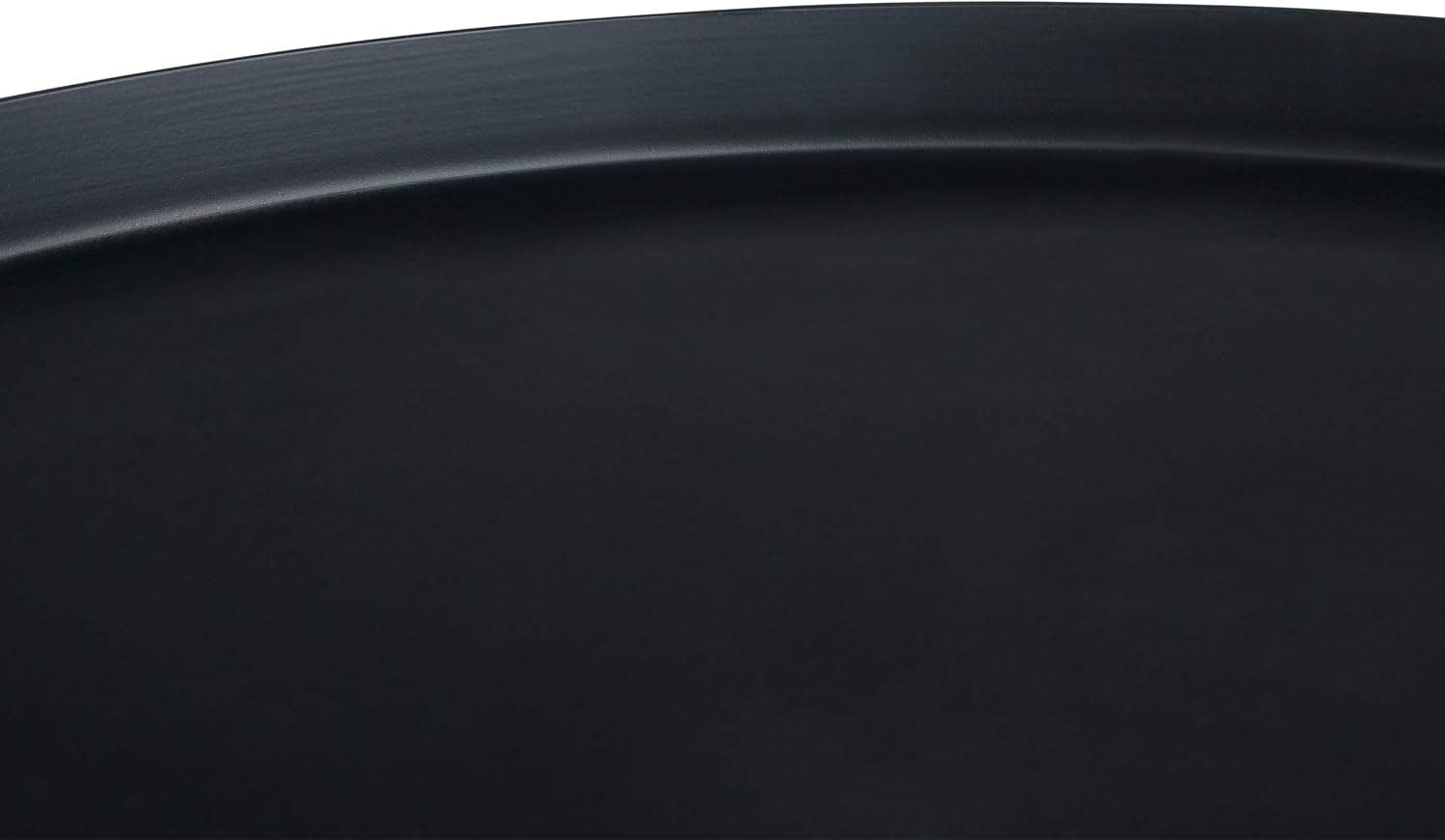 SIMPLIHOME Monet Metal Table - 18 inch Wide Solid Metal Round Side Table in Black, Industrial Accent Table for Living Room, Bedroom, or Office with Sleek Minimalist Design, Assembled