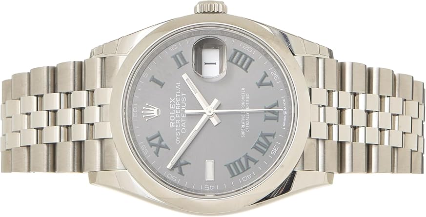 Pre-loved Wimbledon Stainless Steel Datejust 126200 36mm, Grey