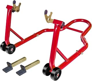 JACKBOSS Motorcycle Rear Combo Wheel Lift Stand - 500lbs Capacity Paddock Stand for Yamaha, Honda, Kawasaki Sport Bikes