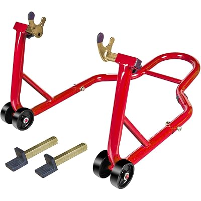 Jack Boss Motorcycle Stand Rear Combo Wheel Lift Stands, 500Lbs Capacity,Swingarm Spool Paddock Stands for Sport Bike,Fit for Yamaha, for Honda, Suitable for Kawasaki