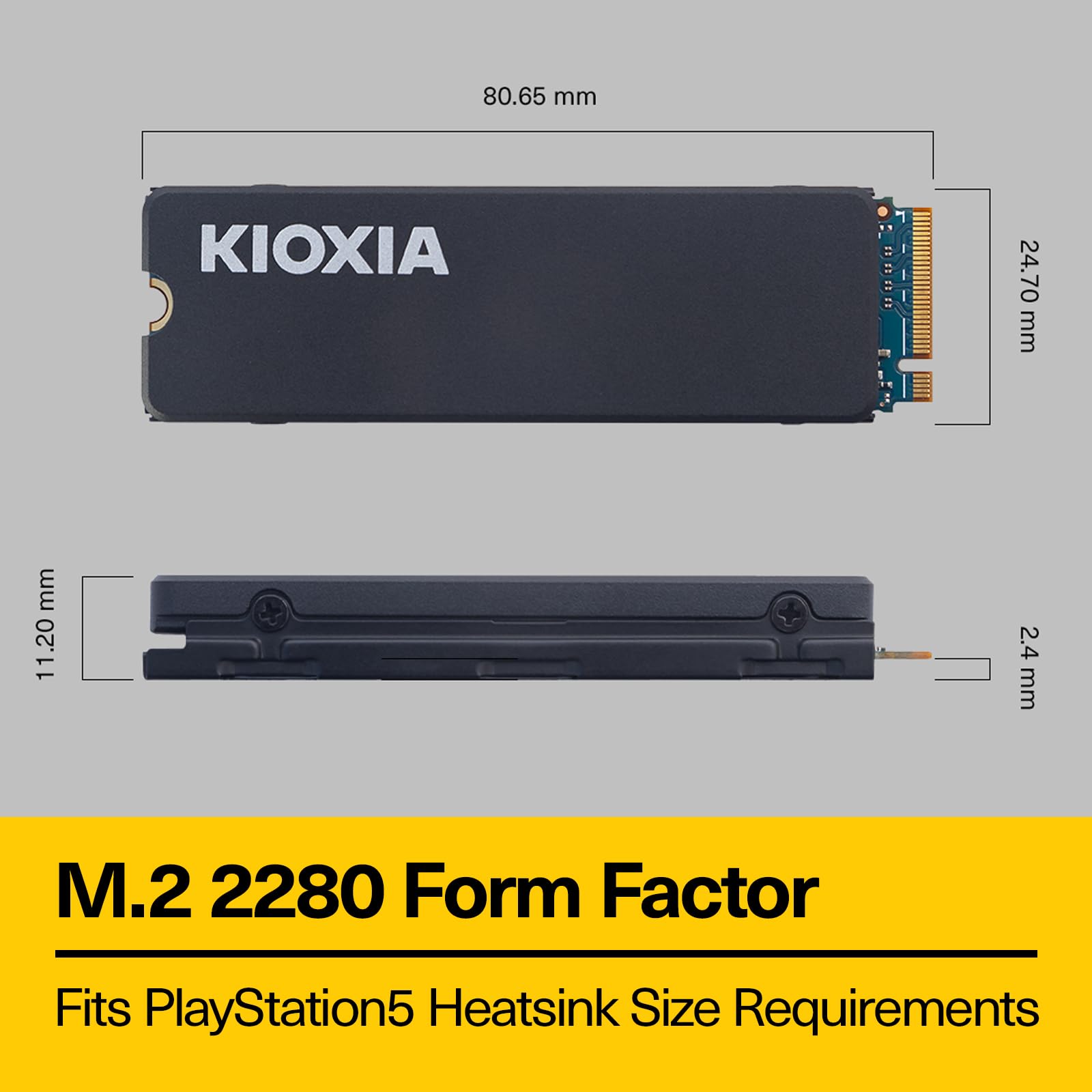 KIOXIA EXCERIA with Heatsink NVMe™ SSD 1TB : Amazon.co.uk