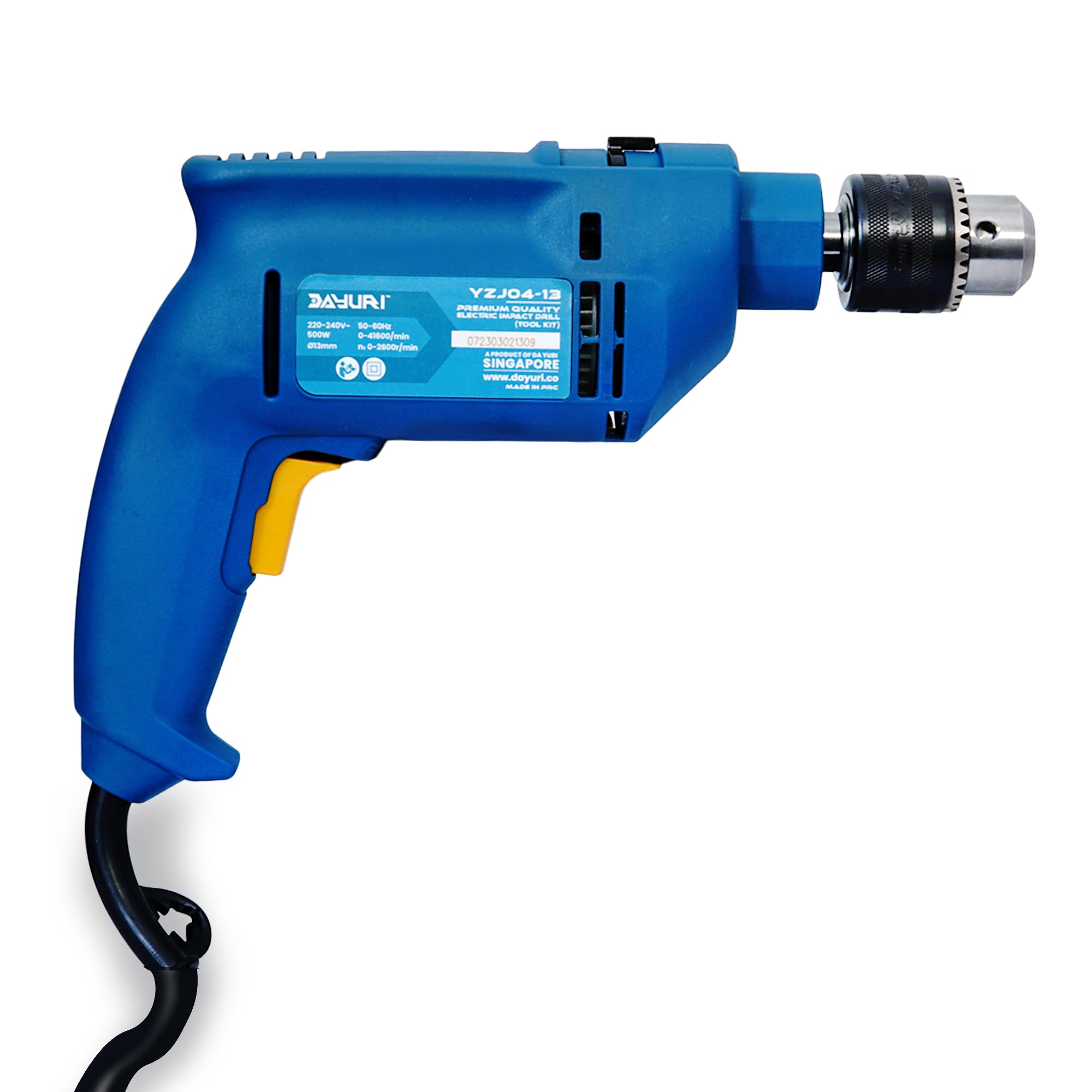 yukuri/6 DAYURI YZJ04 13 Electric Impact Drill Kit | 500W Motor, Rapid 0