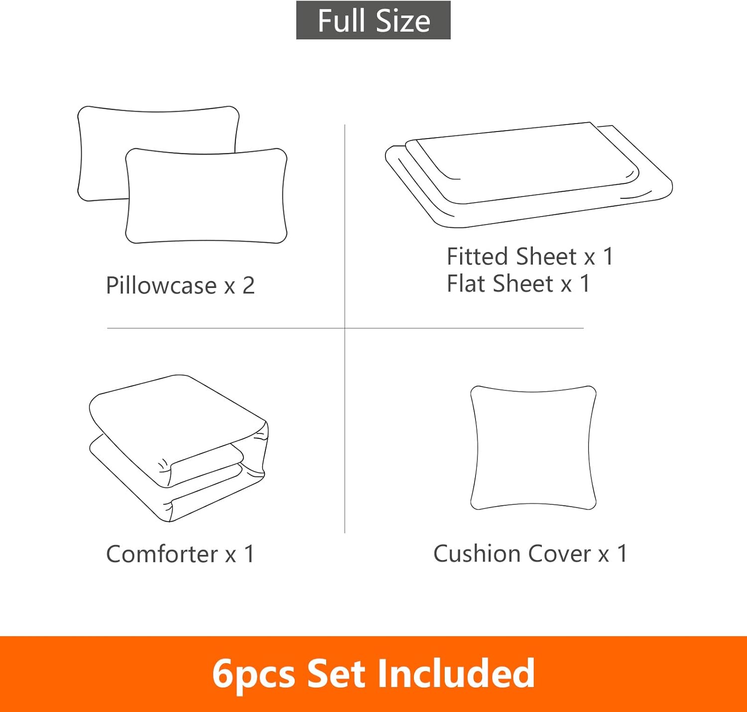 6 Pieces Gaming Bedding Set Full Size for Boys Gamer Comforter Set for Boys Girls Kids Teens 6 Piece Bed in A Bag Video Game Bedding for Gamer Room Decorative Full25