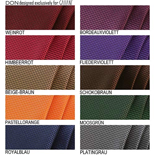 GASSANI Cravatta da 6 cm, extra lunga, strutturata...