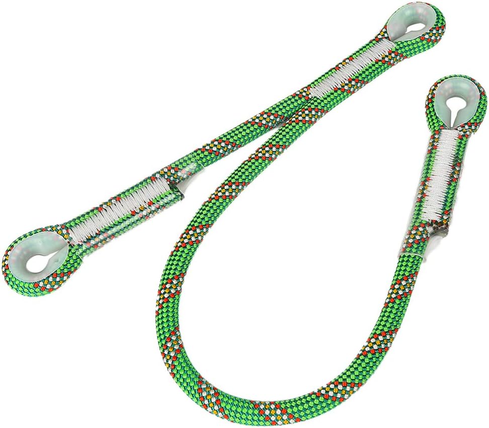 22KN/4945lbf Prusik Loop Pre-Sewn Climbing Utility Cord, Professional Tree and Rock Climbing Gear High Altitude Anti Fall Off Protective Safety Belt Cowstail Diameter 10.5mm