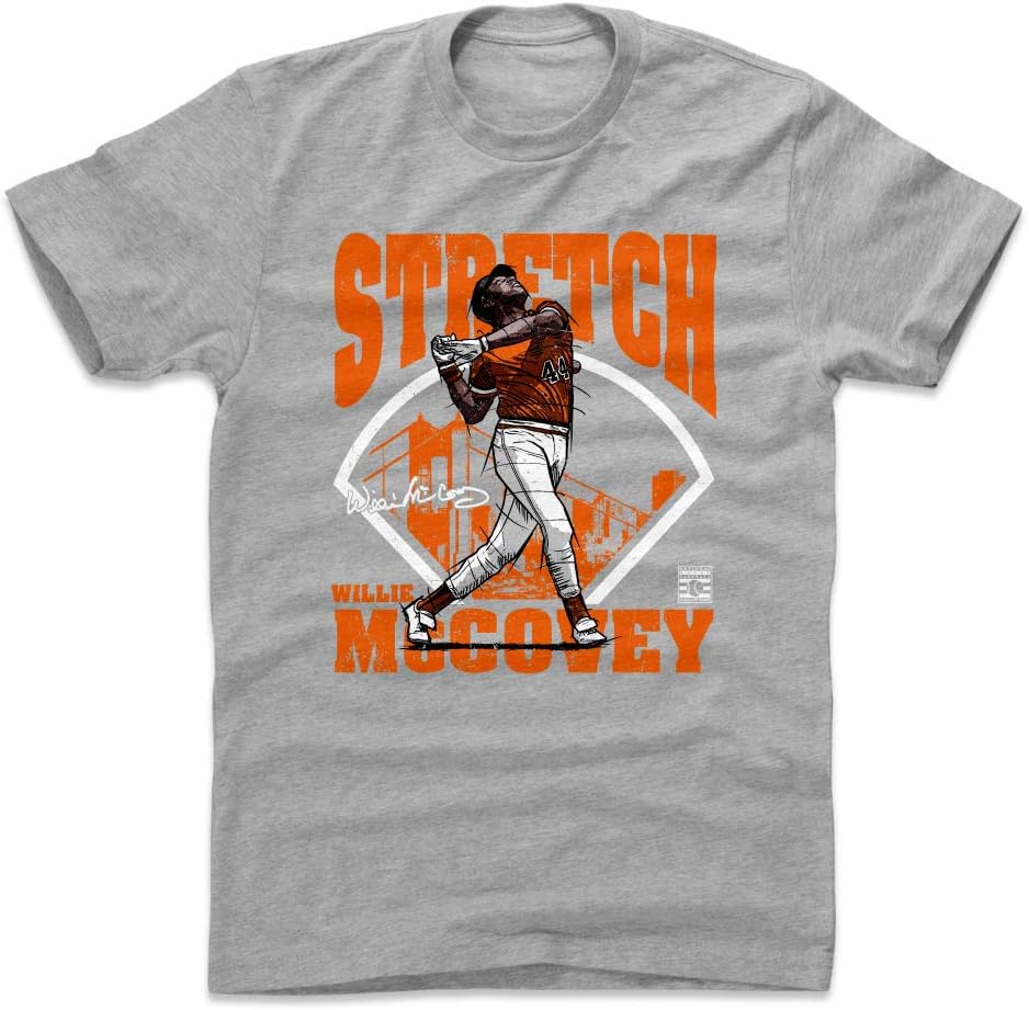 500 LEVEL Willie McCovey Shirt - Vintage San Francisco Baseball Men's Apparel - Willie McCovey Field
