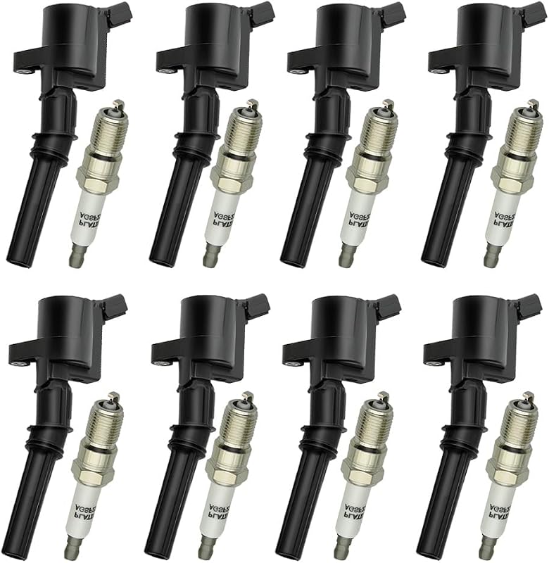 Kit de Bobinas de Ignição DG508 e Velas SP479 CNPAPC para Ford, Lincoln e Mercury – 8 Bobinas + 8 Velas