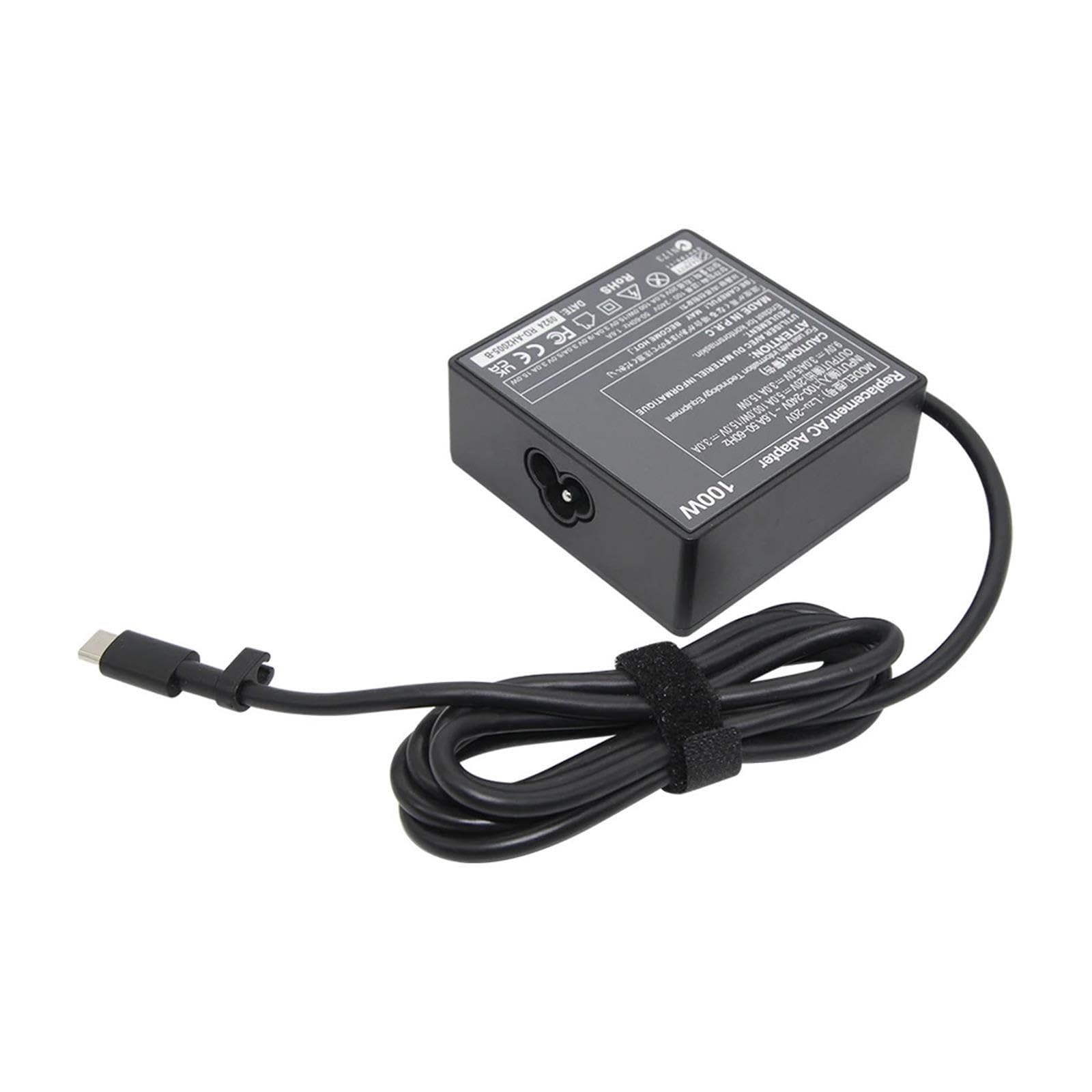 Cargador De Vuelta A20-100P1A, Compatible con ASUS,ROG Zephyrus 100W 20V 5A Adaptador Tipo C GV301QH G533QM GA401QE GA401QM GA503QM GA551QS GX703H(with BR Plug)