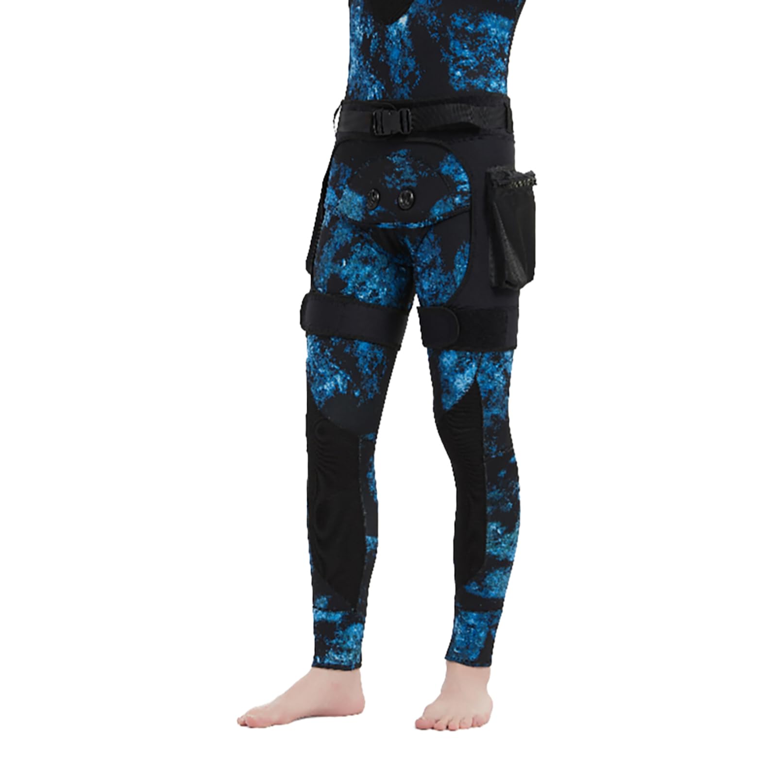 Muta da uomo e da donna in neoprene, pantaloncini da immersione tecnici, pantaloncini da immersione, pantaloncini elasticizzati con tasche ad anello D Short rilascio rapido fibbia cintura
