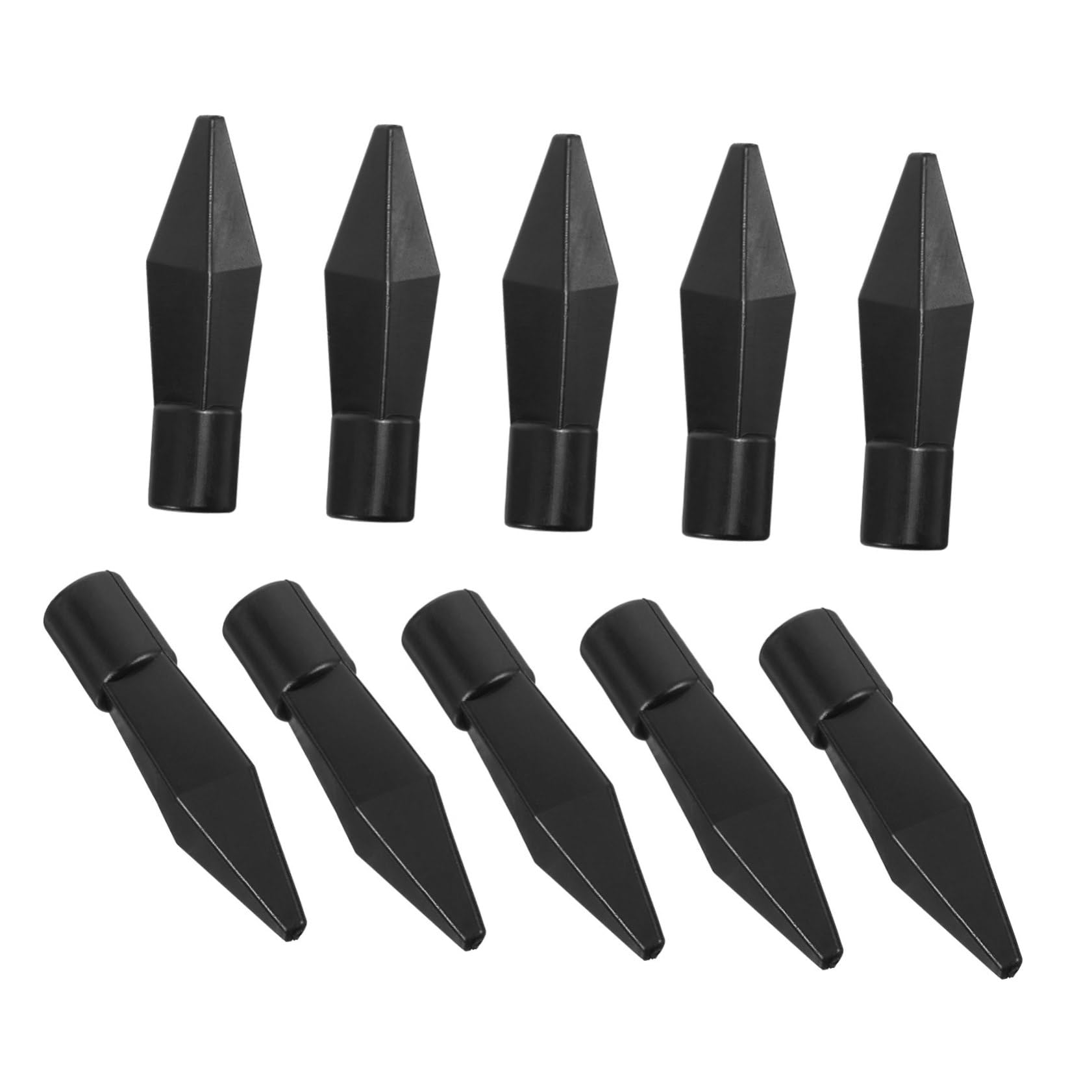 GALPADA 10pcs Lightweight Arrowhead Replacement Soft Rubber Arrowheads for Archery Games Practice Tips Arrow Tip Accessories for Boys and Girls