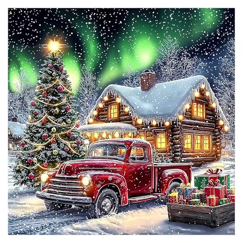 Lophomie Diamond Art Kits for Adults 5D Full Drill Christmas Diamond Painting Kit Easy DIY for Beginners Relaxing Arts and Crafts Home Decor & Gift 14x14 Inch