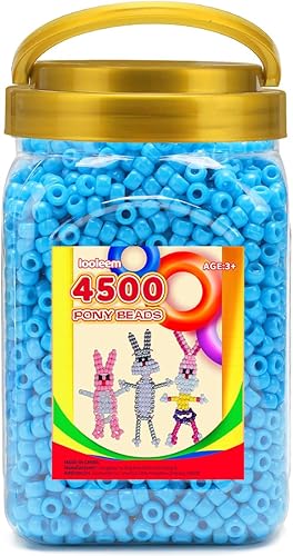 Vista 90 de Iooleem Cuentas de pony (2000 cuentas de poni negras), cuentas para hacer joyas, cuentas para manualidades, suministros de cuentas